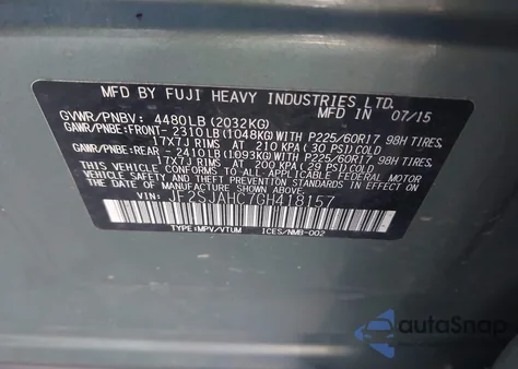 2016 Subaru Forester 2.5I Limited z USA, uszkodzony, nr VIN JF2SJAHC7GH418157